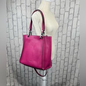 Macy’s Calvin Klein Women Tote  Garnet Shoulder Bag Logo